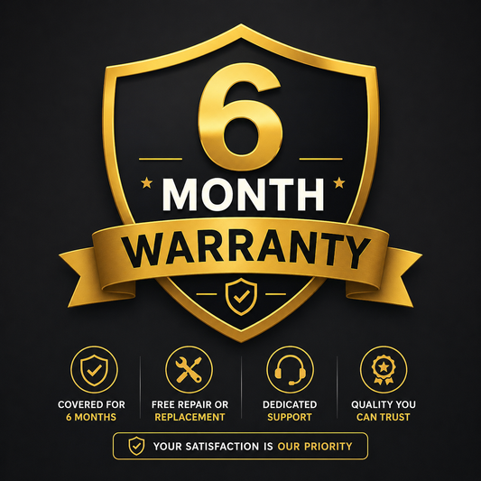 6 Month Warranty